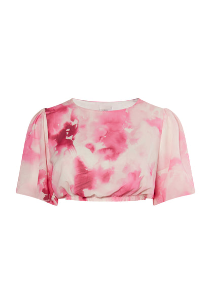 IZIA women's blouse with a tie dye pattern