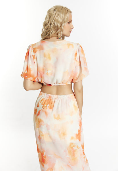 IZIA women's blouse with a tie dye pattern