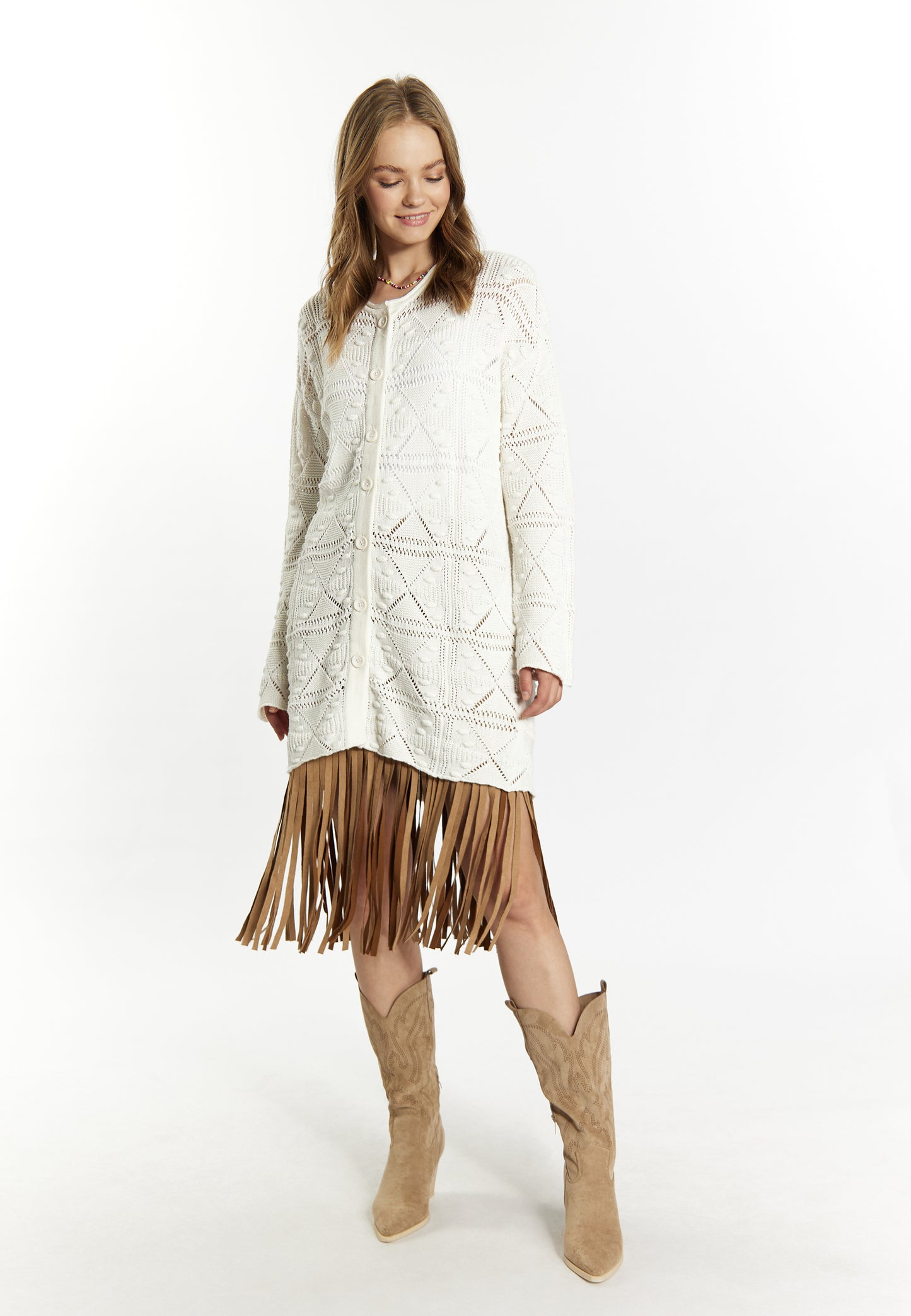 IZIA women's long cardigan