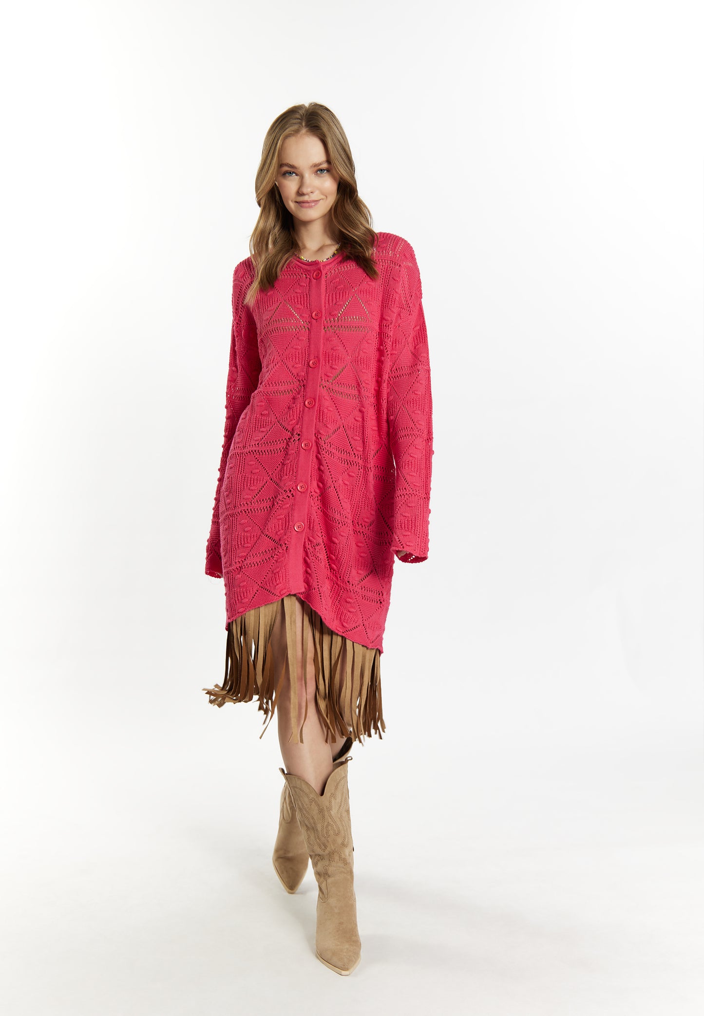 IZIA women's long cardigan