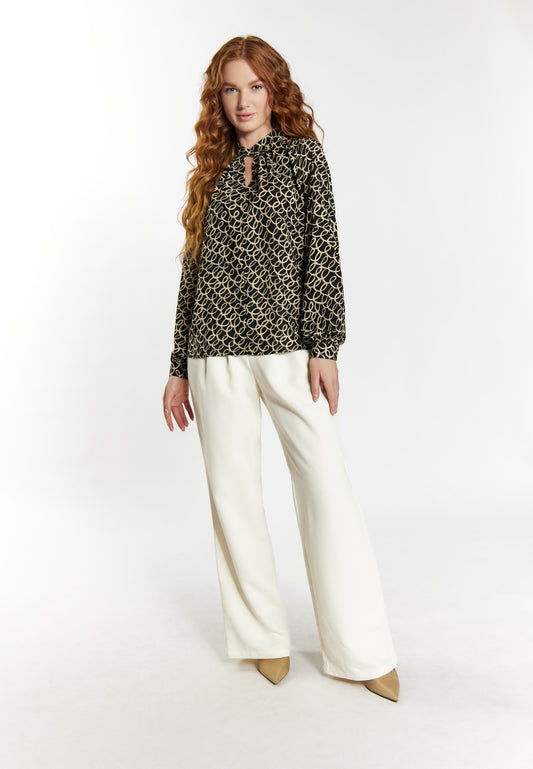 DreiMaster Klassik damska bluzka z długim rękawem