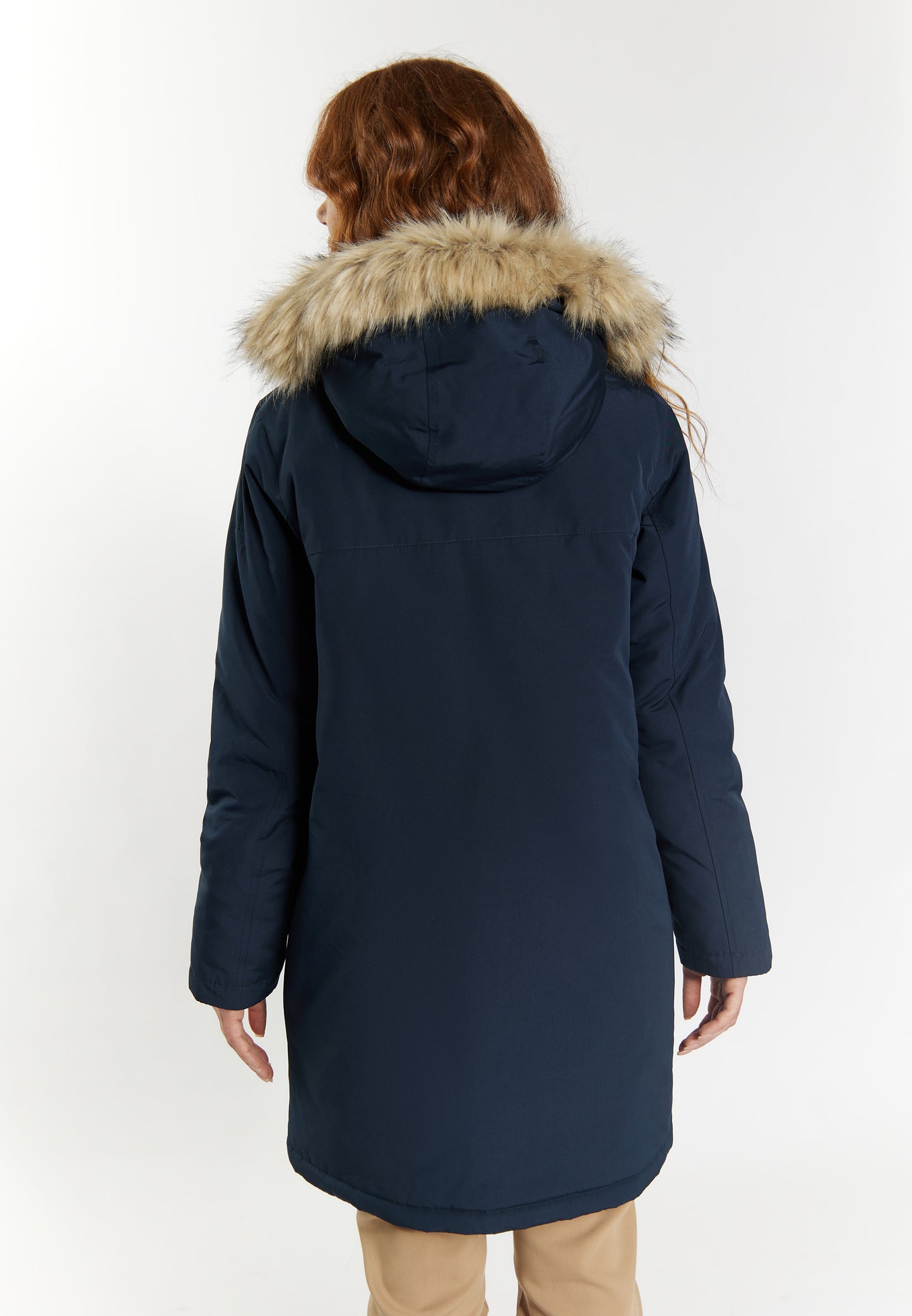 DreiMaster Klassik women's winter parka with faux fur