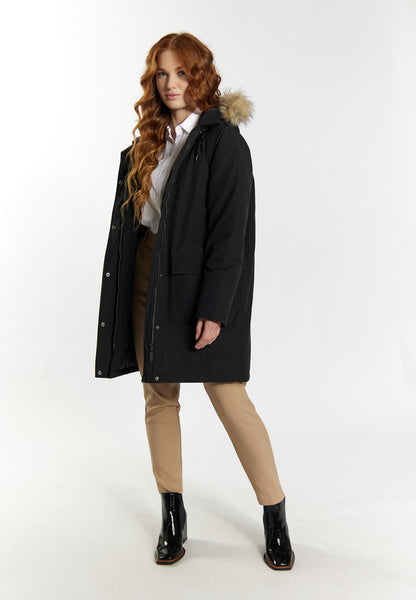 DreiMaster Klassik women's winter parka with faux fur