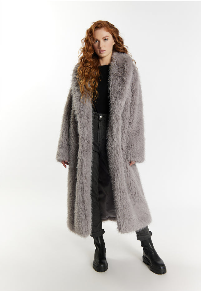DreiMaster Vintage Women's Faux Fur Coat