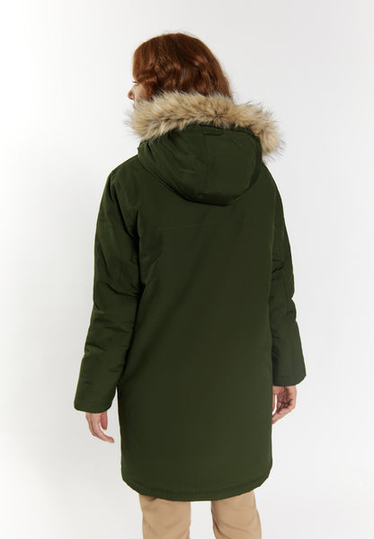 DreiMaster Klassik women's winter parka with faux fur