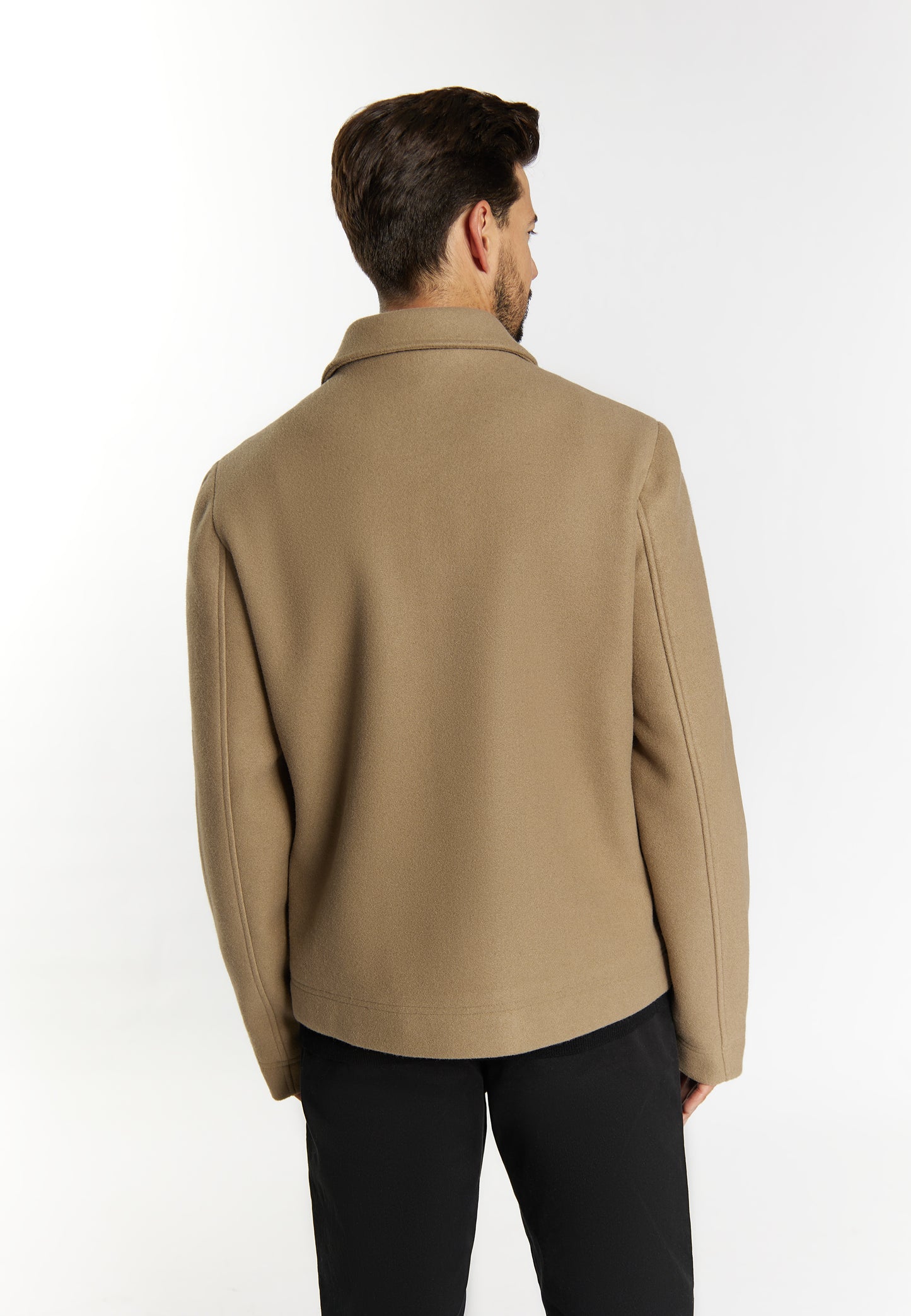 DreiMaster Klassik men's transitional jacket in a wool look