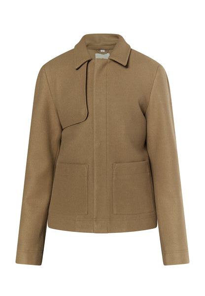 DreiMaster Klassik men's transitional jacket in a wool look