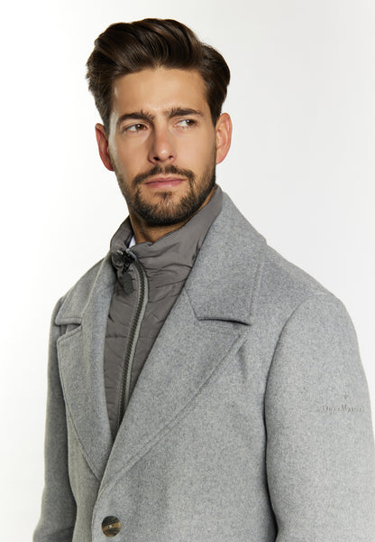 DreiMaster Klassik men's transitional coat made of wool blend