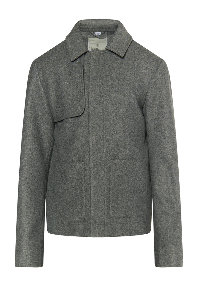 DreiMaster Klassik Men's Transitional Jacket In A Wool Look