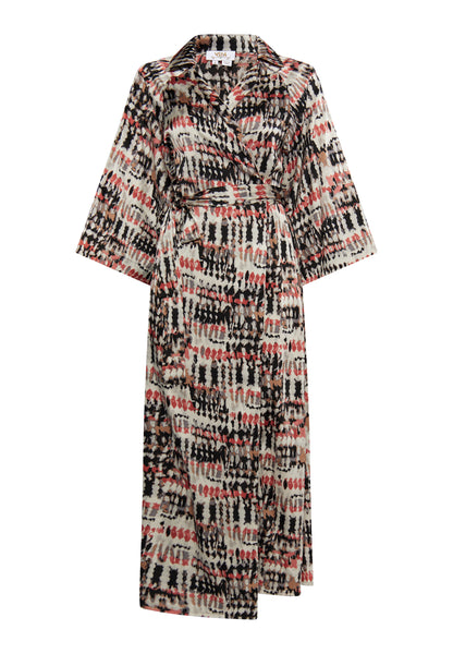 usha FESTIVAL women's wrap dress