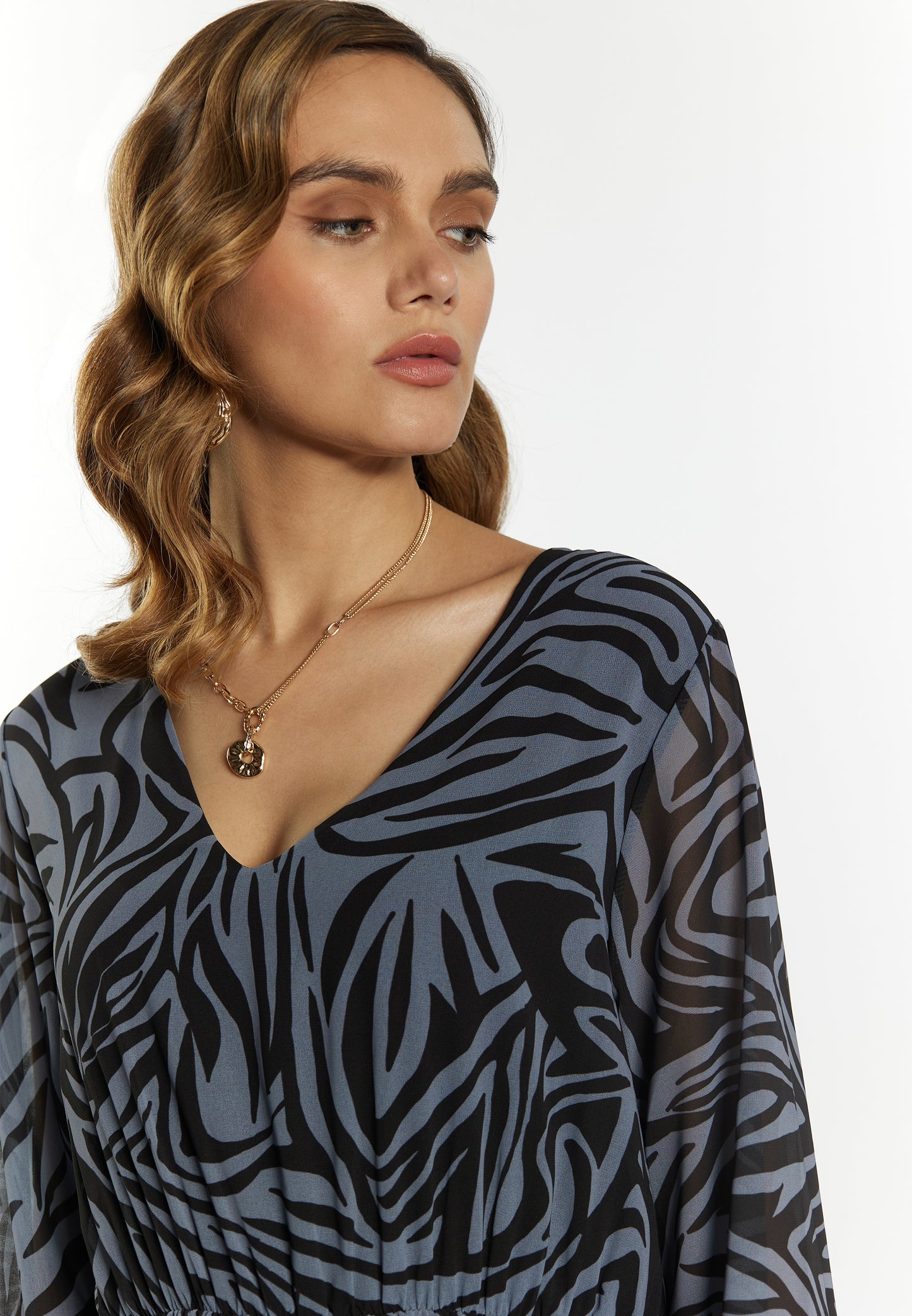 faina women's faina dress zebra print