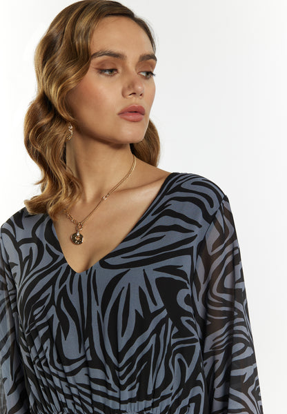 faina women's faina dress zebra print
