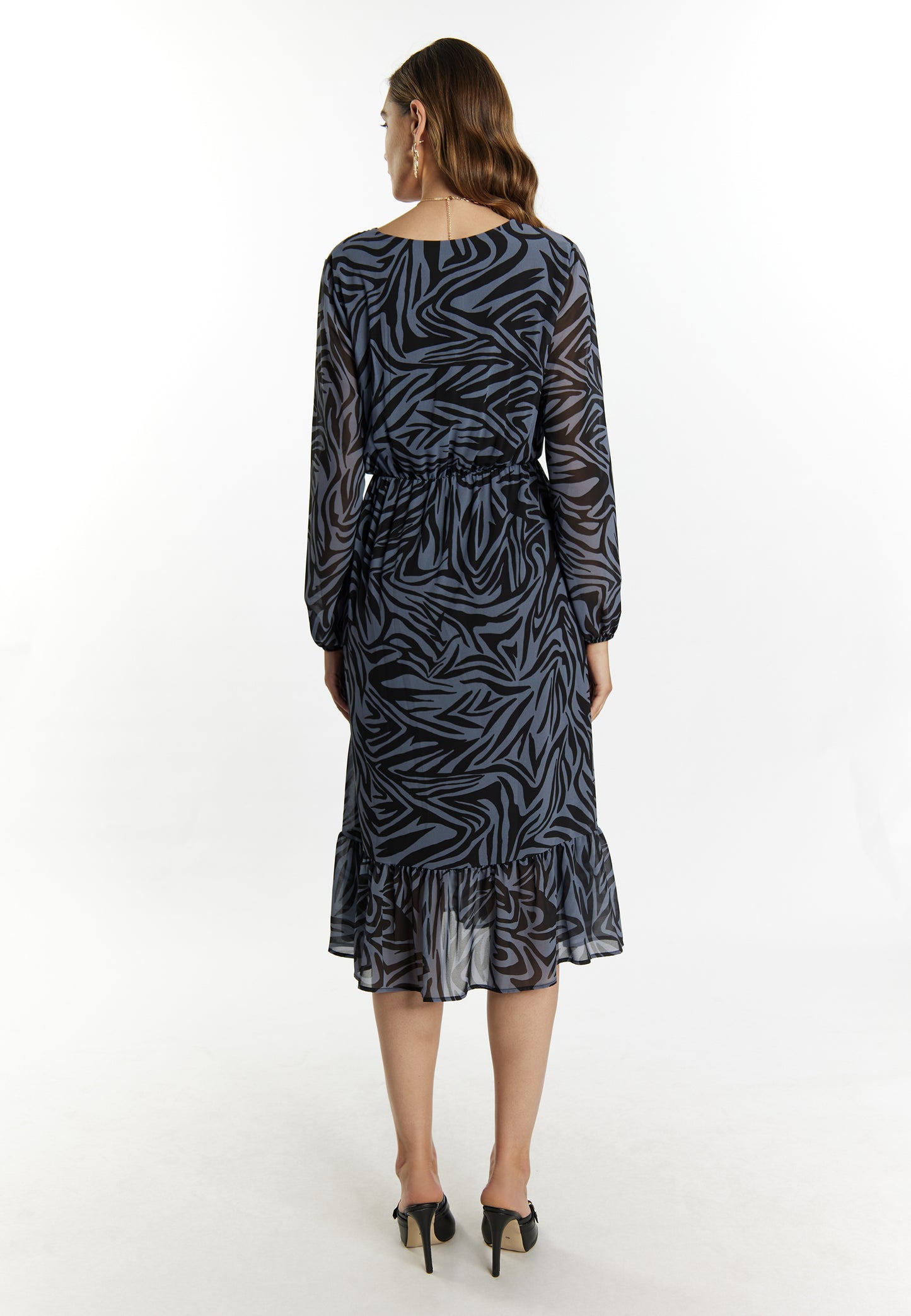 faina women's faina dress zebra print