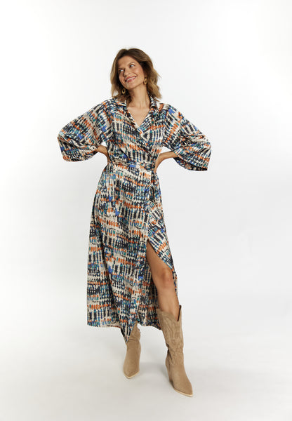 usha FESTIVAL women's wrap dress