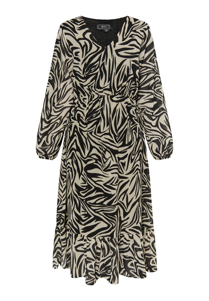 faina women's faina dress zebra print