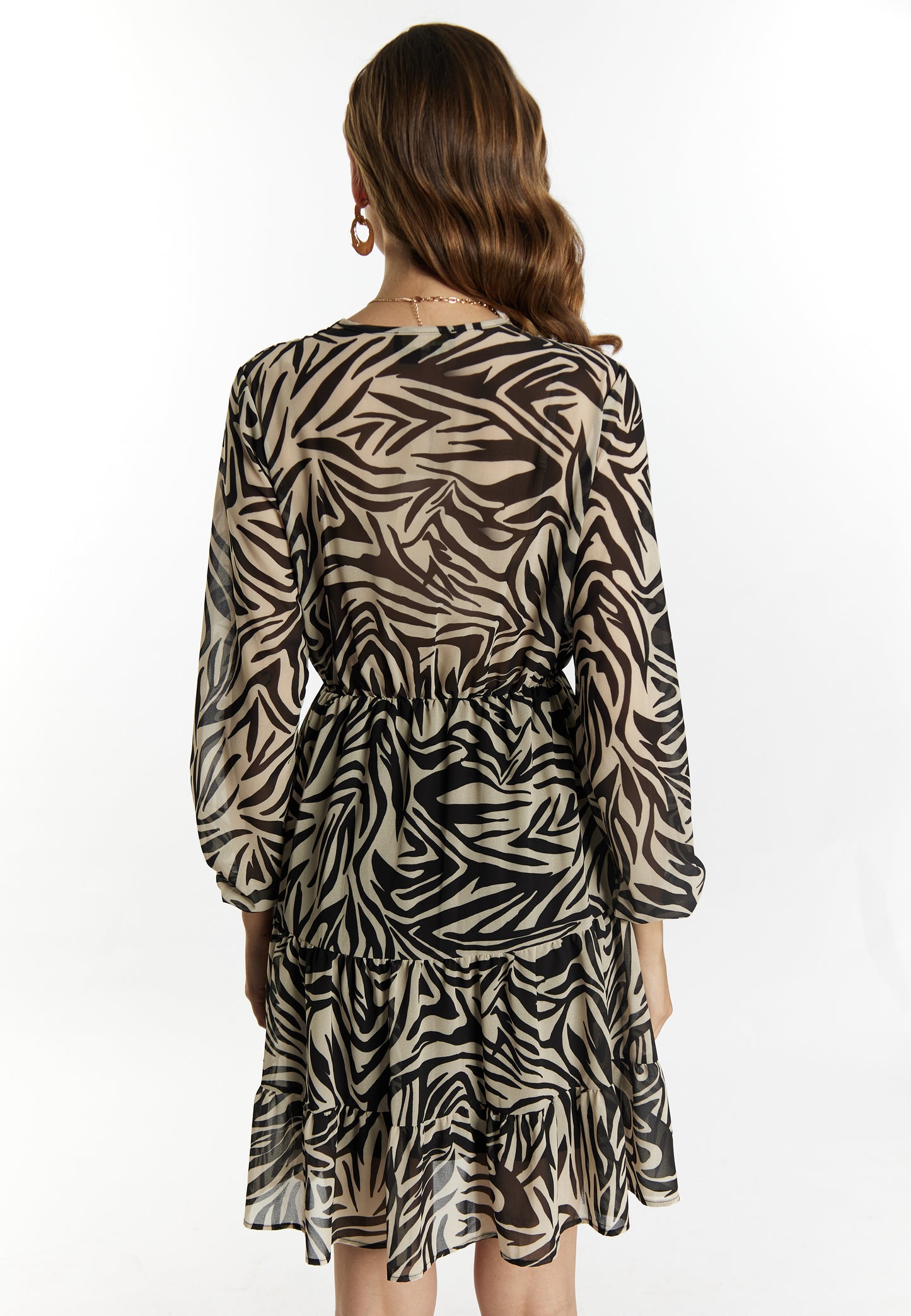 faina damska sukienka wz�r zebra