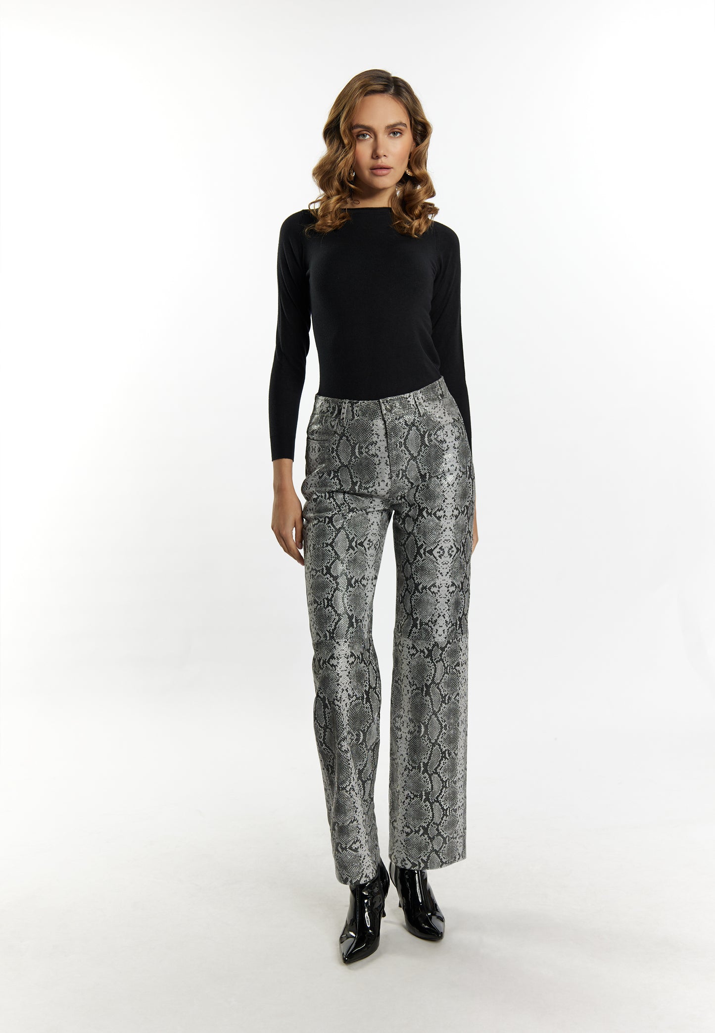 faina women's leather pants