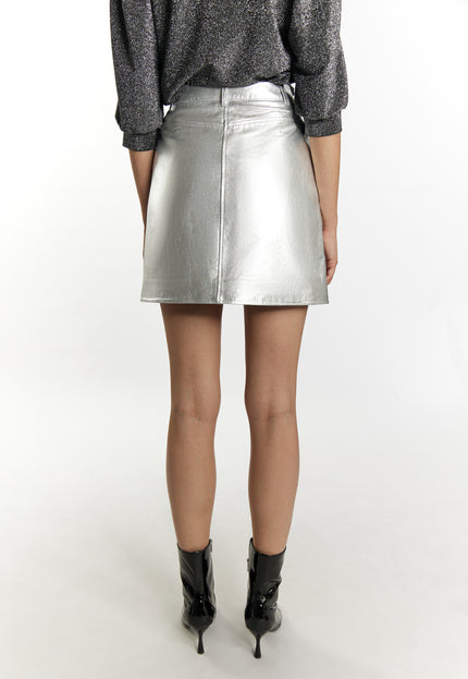 faina Women's Leather Skirt