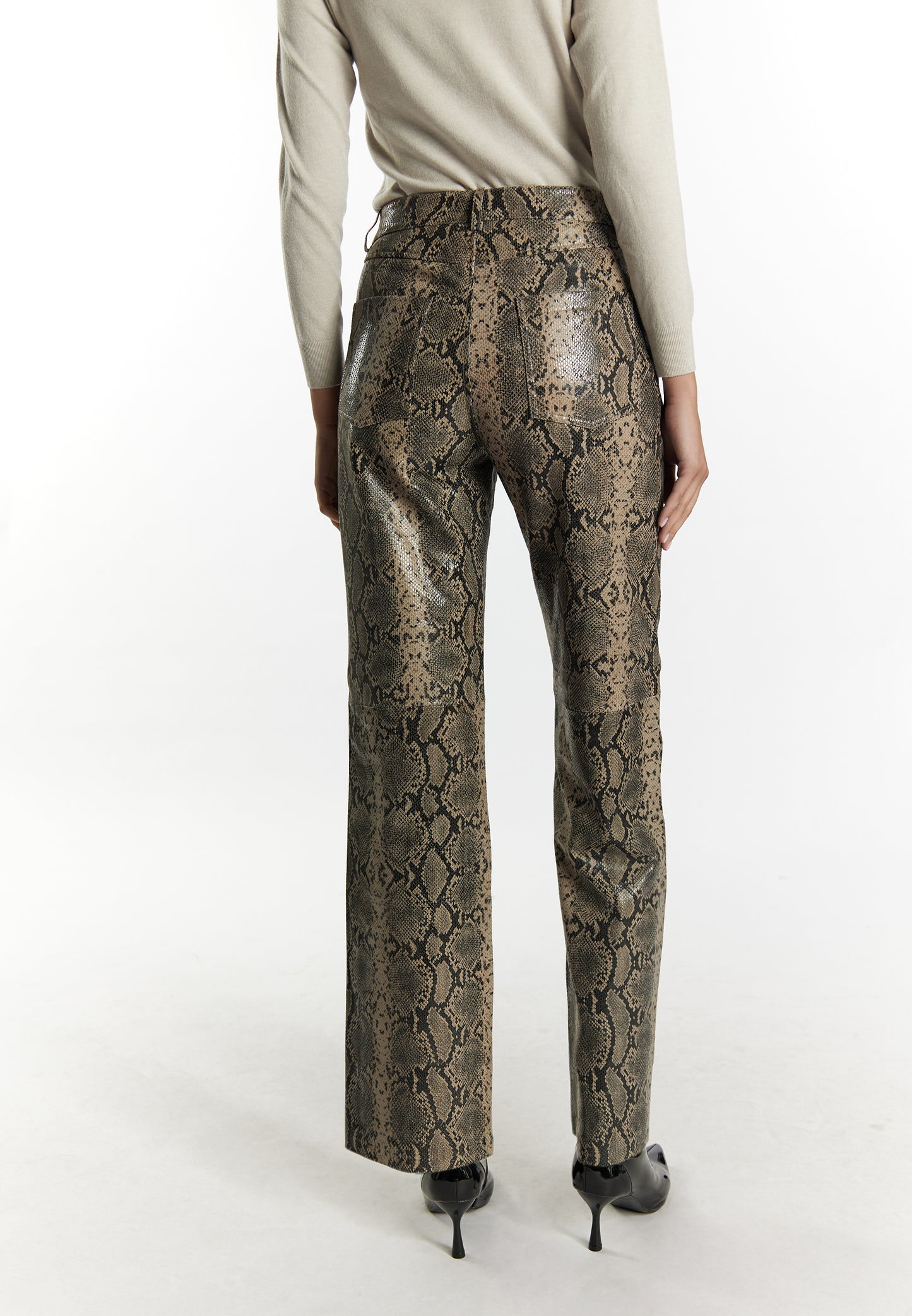 faina women's leather pants