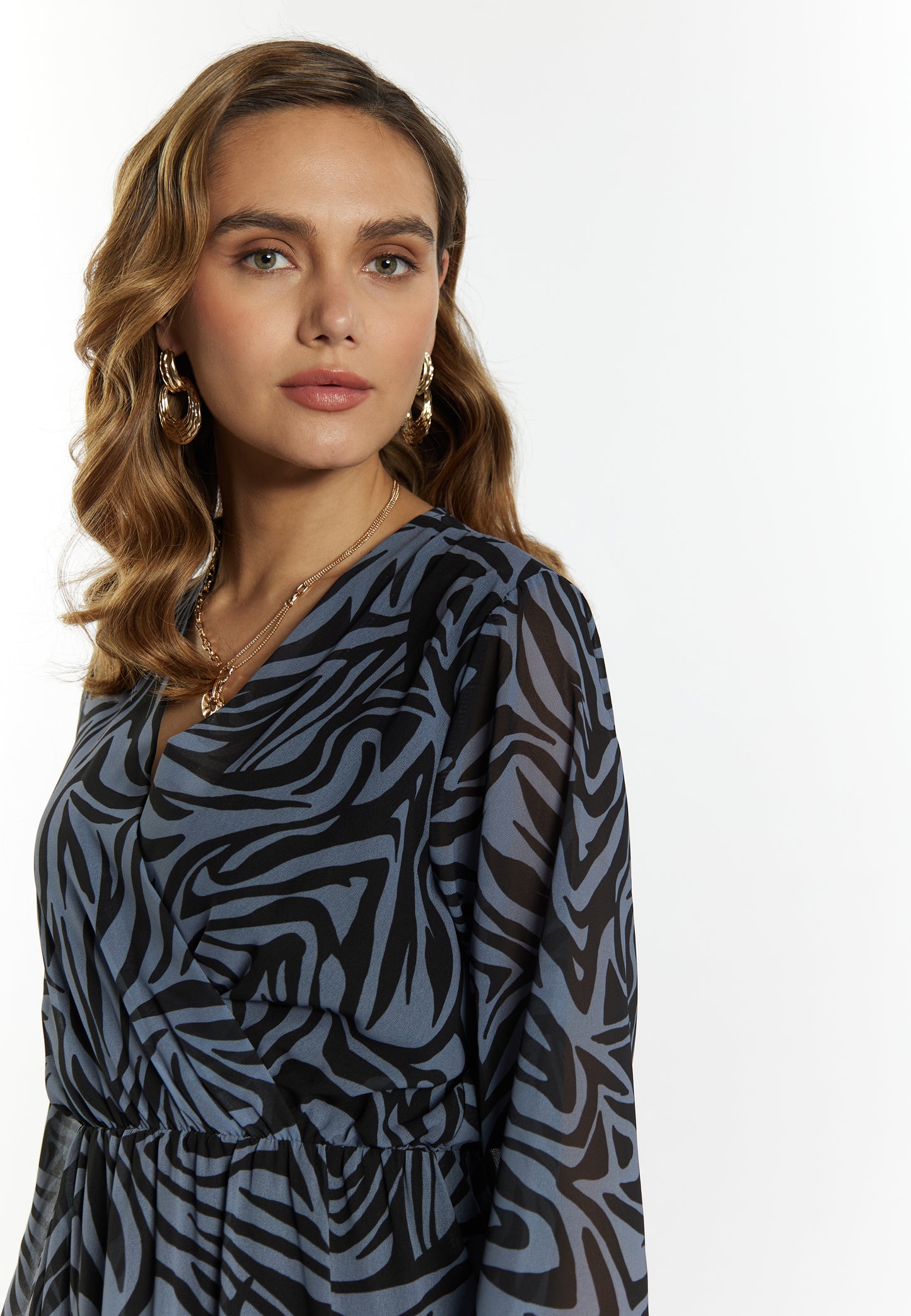 faina damska sukienka wz�r zebra