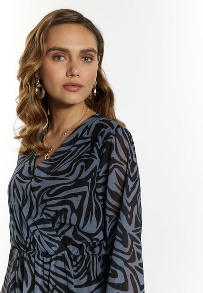 faina damska sukienka wz�r zebra