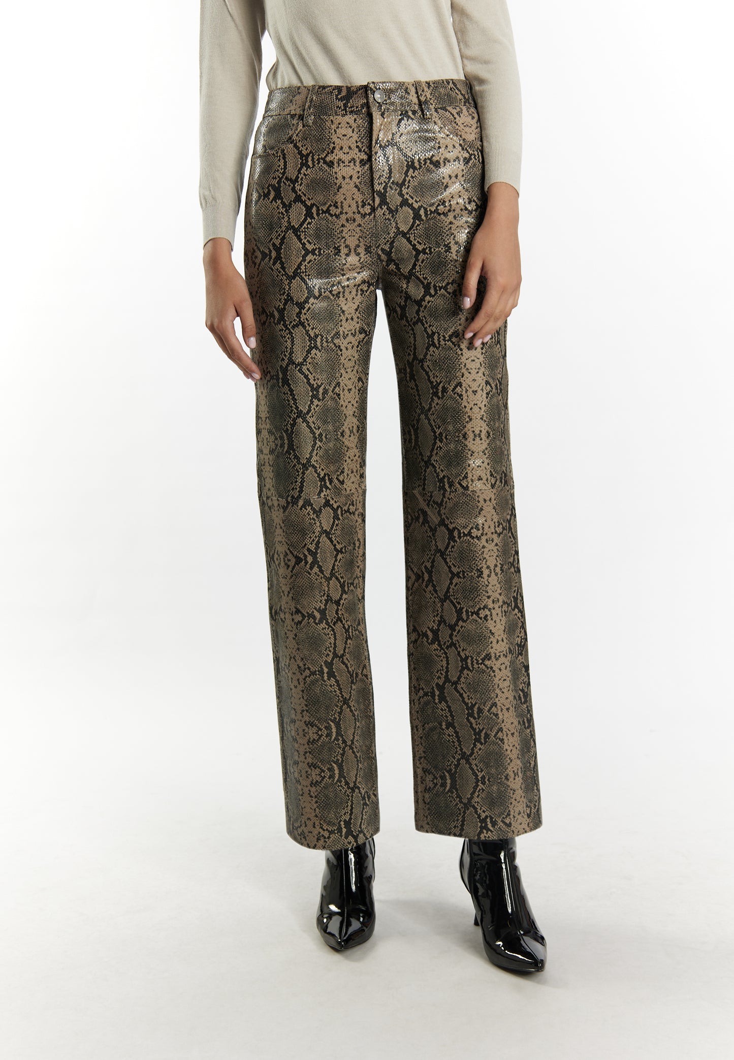 faina women's leather pants
