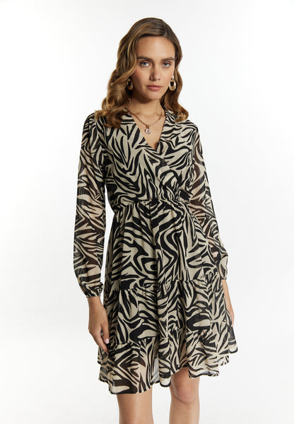 faina damska sukienka wz�r zebra