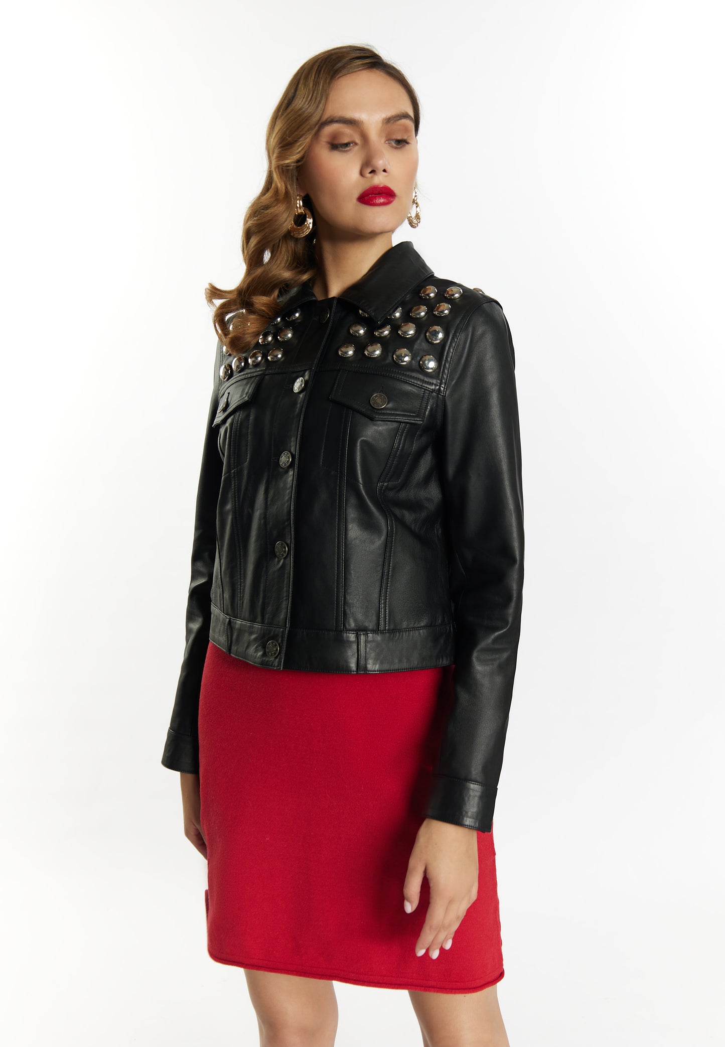 faina women's leather jacket