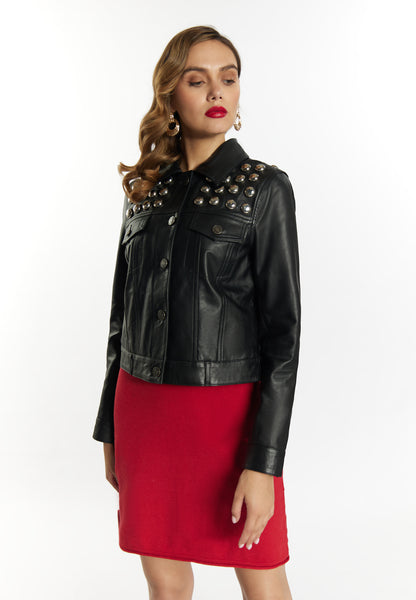 faina women's leather jacket