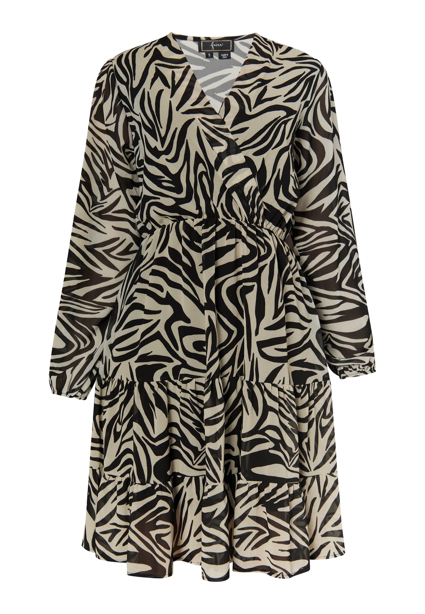 faina damska sukienka wz�r zebra