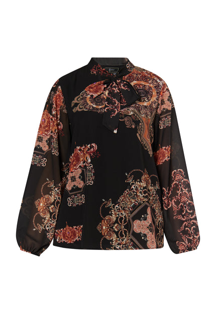 faina Women's Blouse With Baroque Print