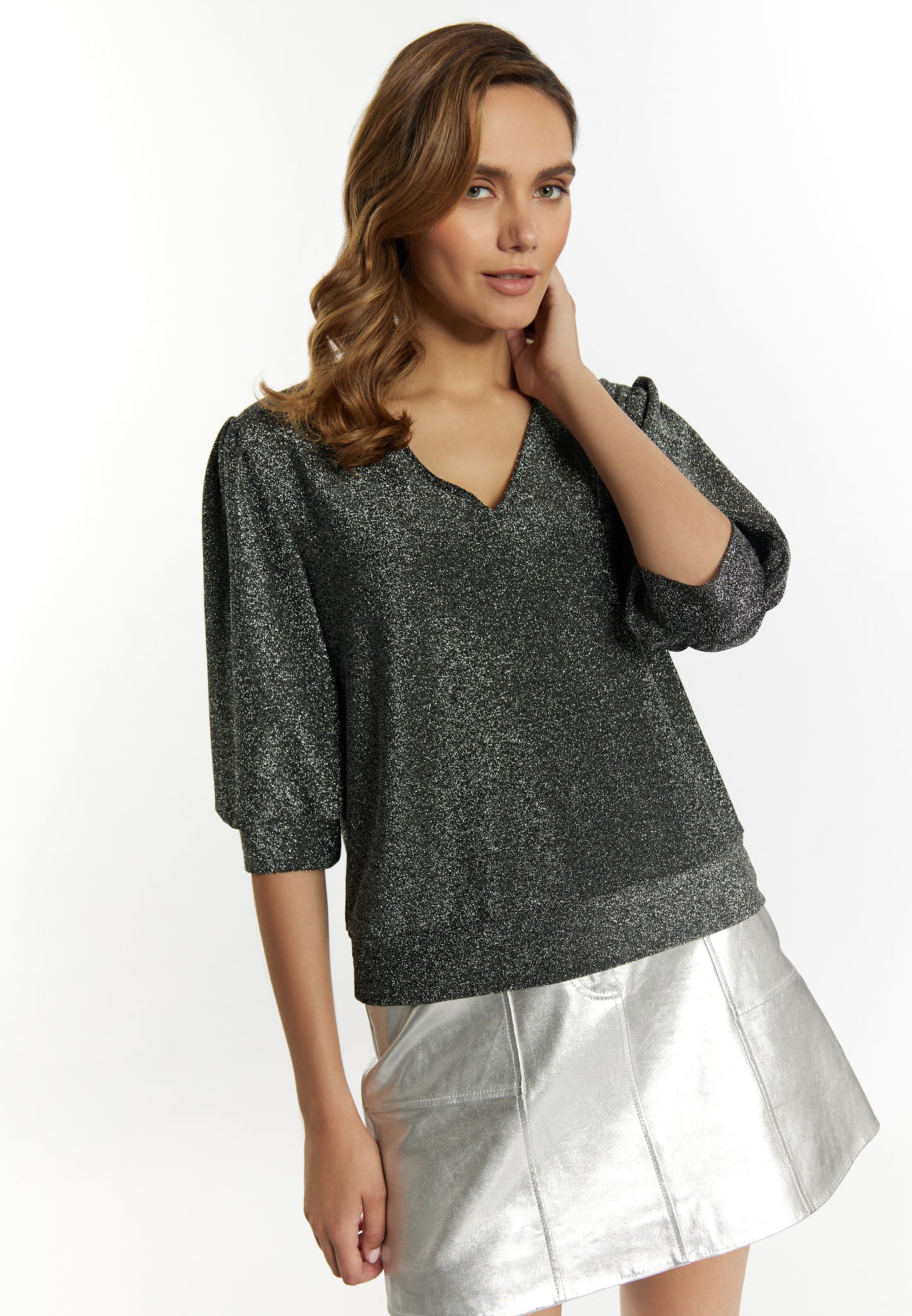 faina women's glitter shirt