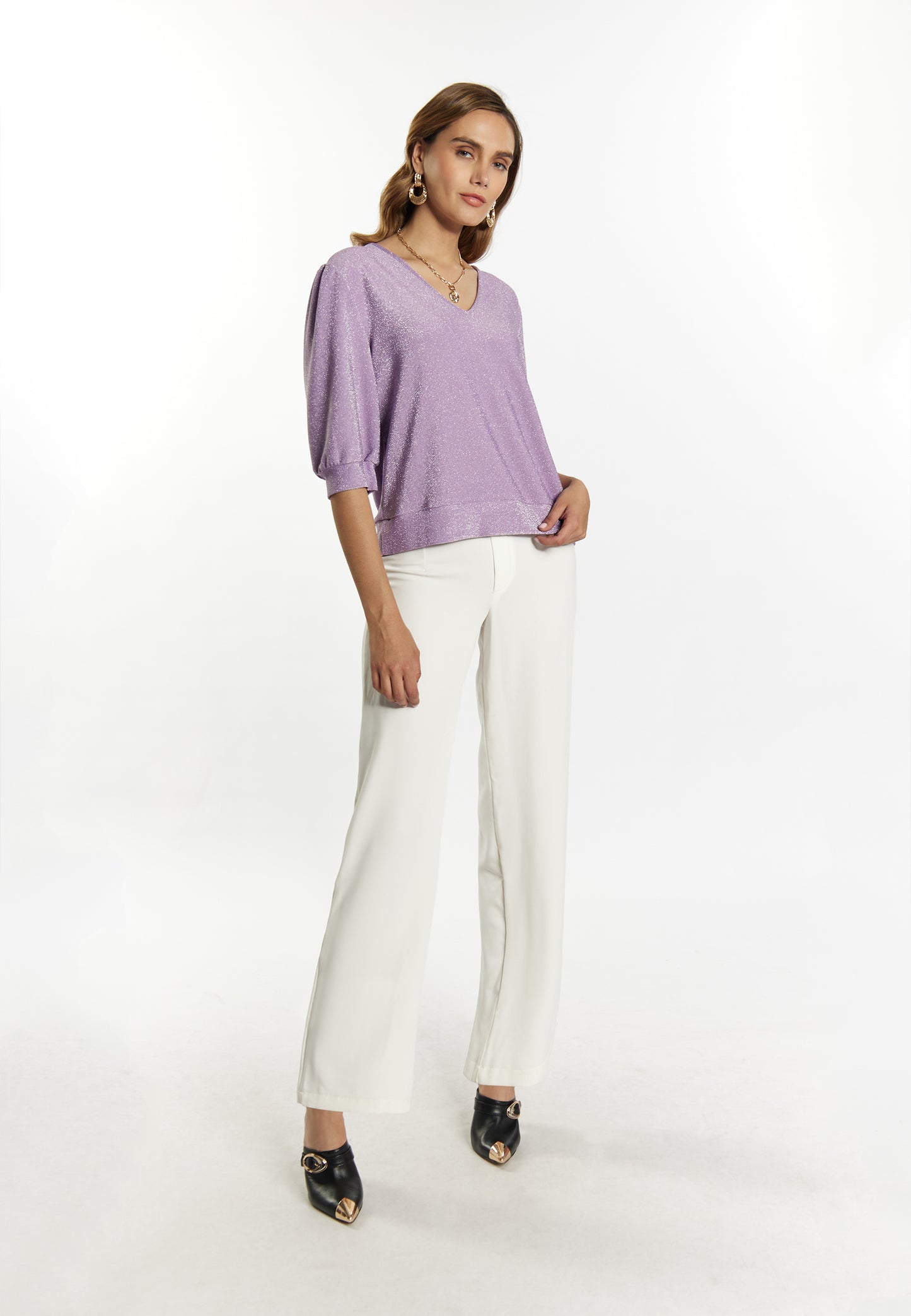 faina women's glitter shirt