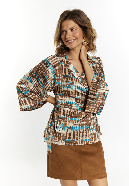 usha FESTIVAL women's wrap blouse