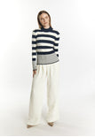 Navy Off-White