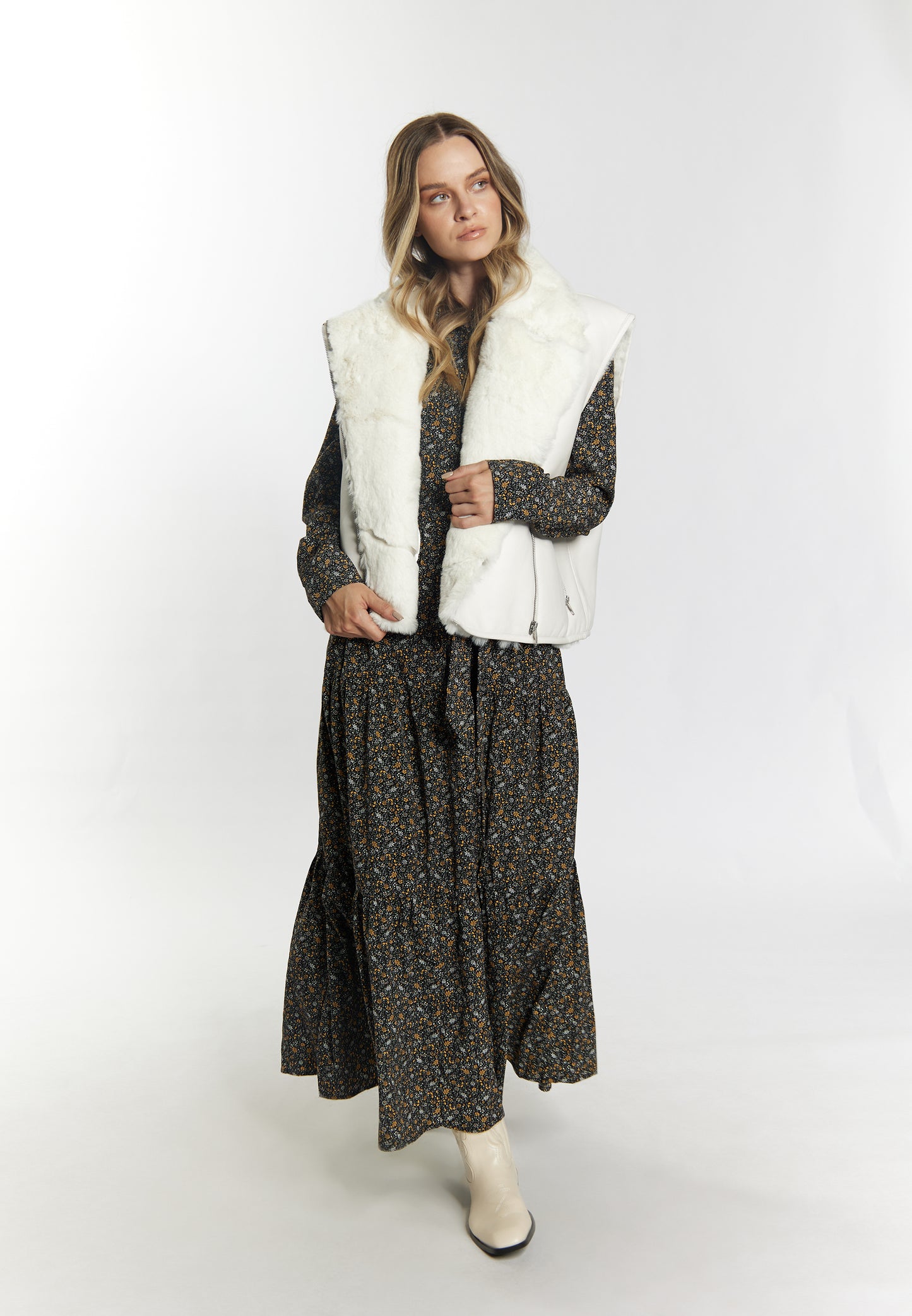 DreiMaster Vintage women's leather vest