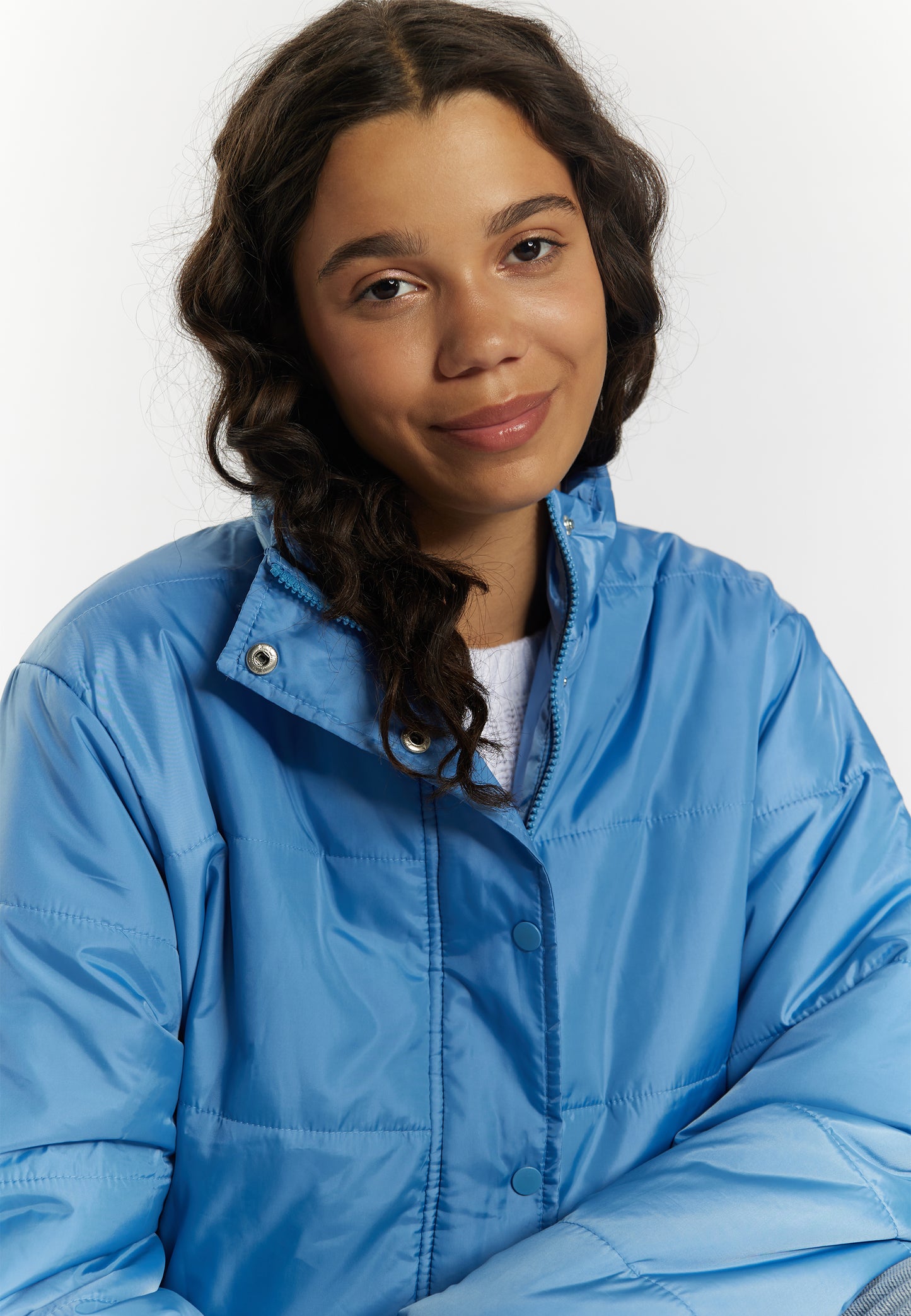 myMo women's lightly quilted bomber jacket