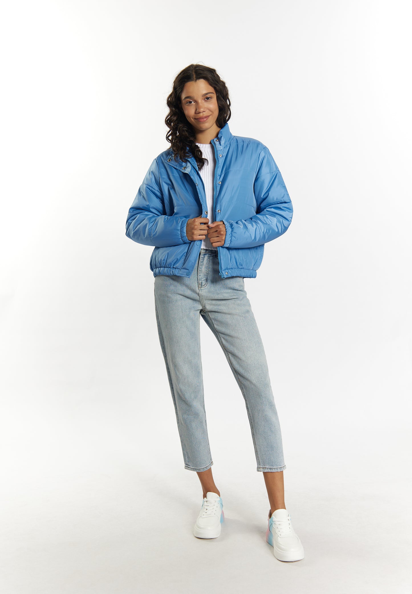 myMo women's lightly quilted bomber jacket
