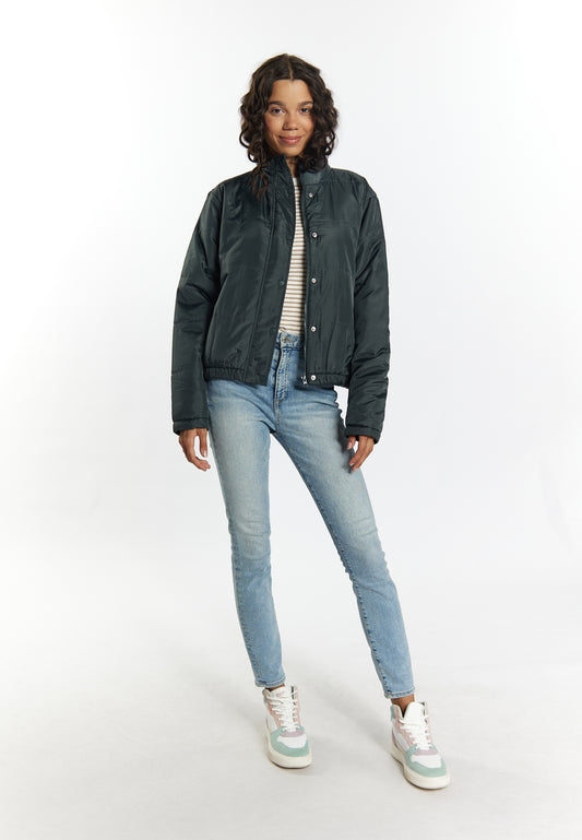myMo women's lightly quilted bomber jacket