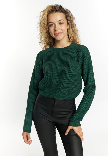 myMo Women's Knit Cropped Sweater