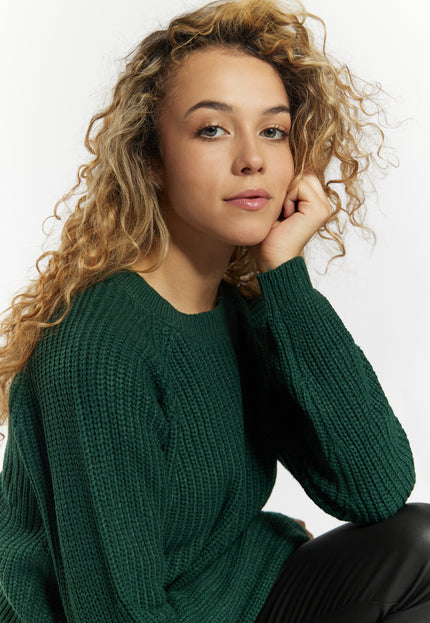 myMo Women's Knit Cropped Sweater
