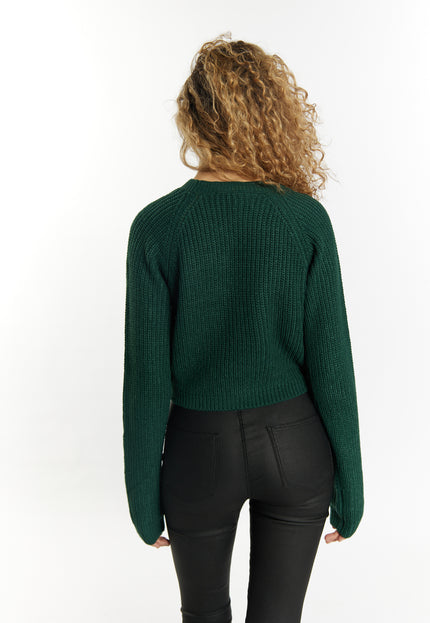 myMo Women's Knit Cropped Sweater