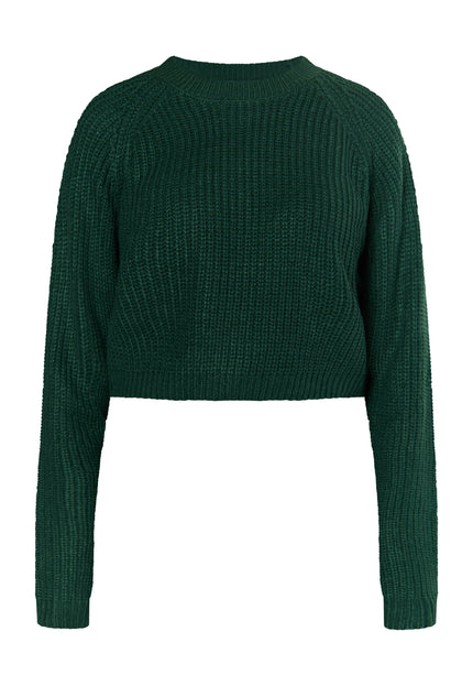 myMo Women's Knit Cropped Sweater