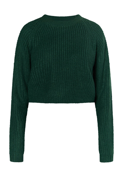 myMo women's sweter z dzianiny krótki