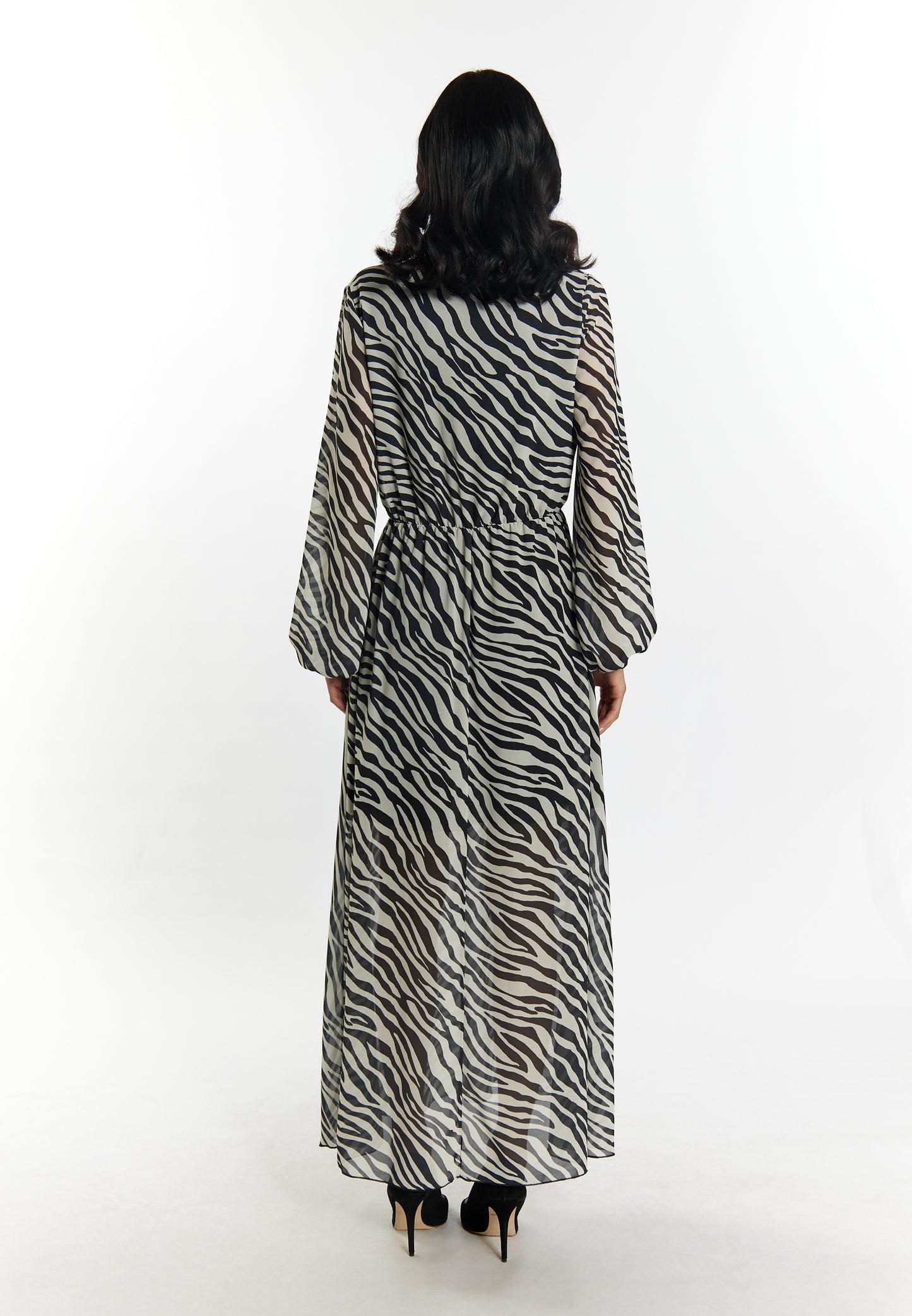 faina women's faina dress zebra print