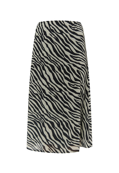 faina damska spódnica zebra print