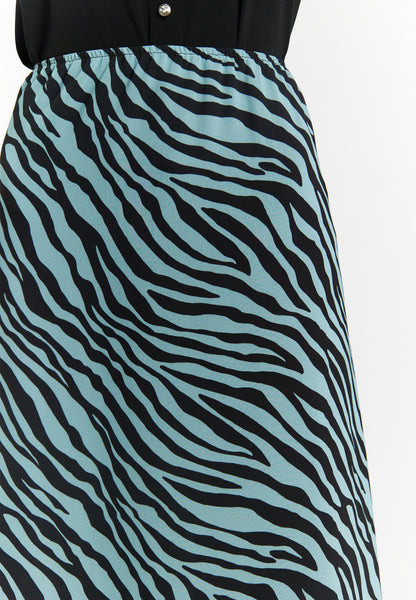 faina damska spódnica zebra print