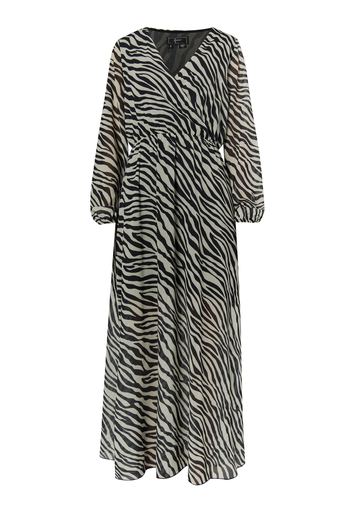 faina women's faina dress zebra print