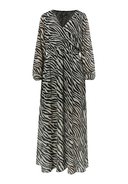 faina women's faina dress zebra print
