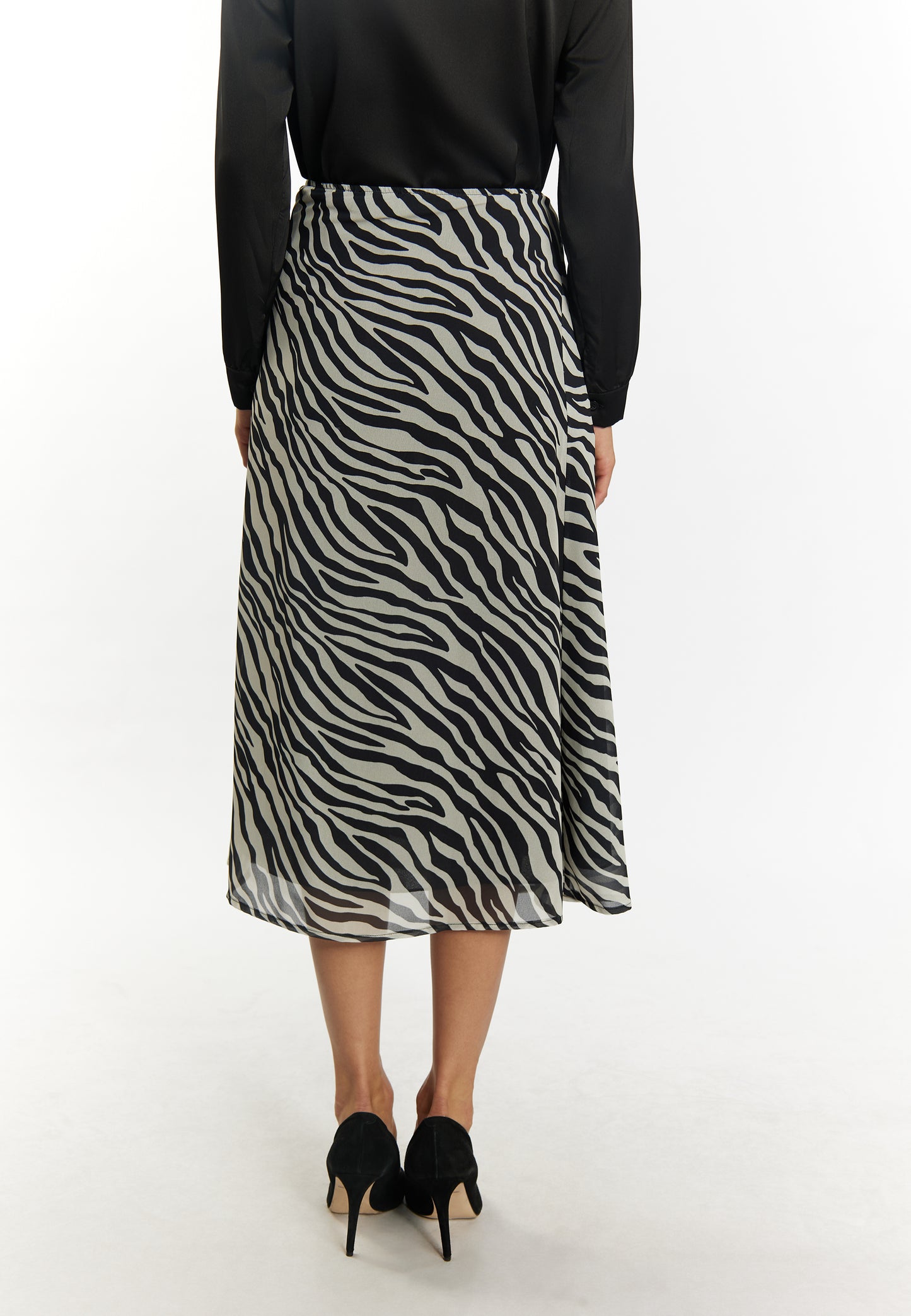 faina damska spódnica zebra print